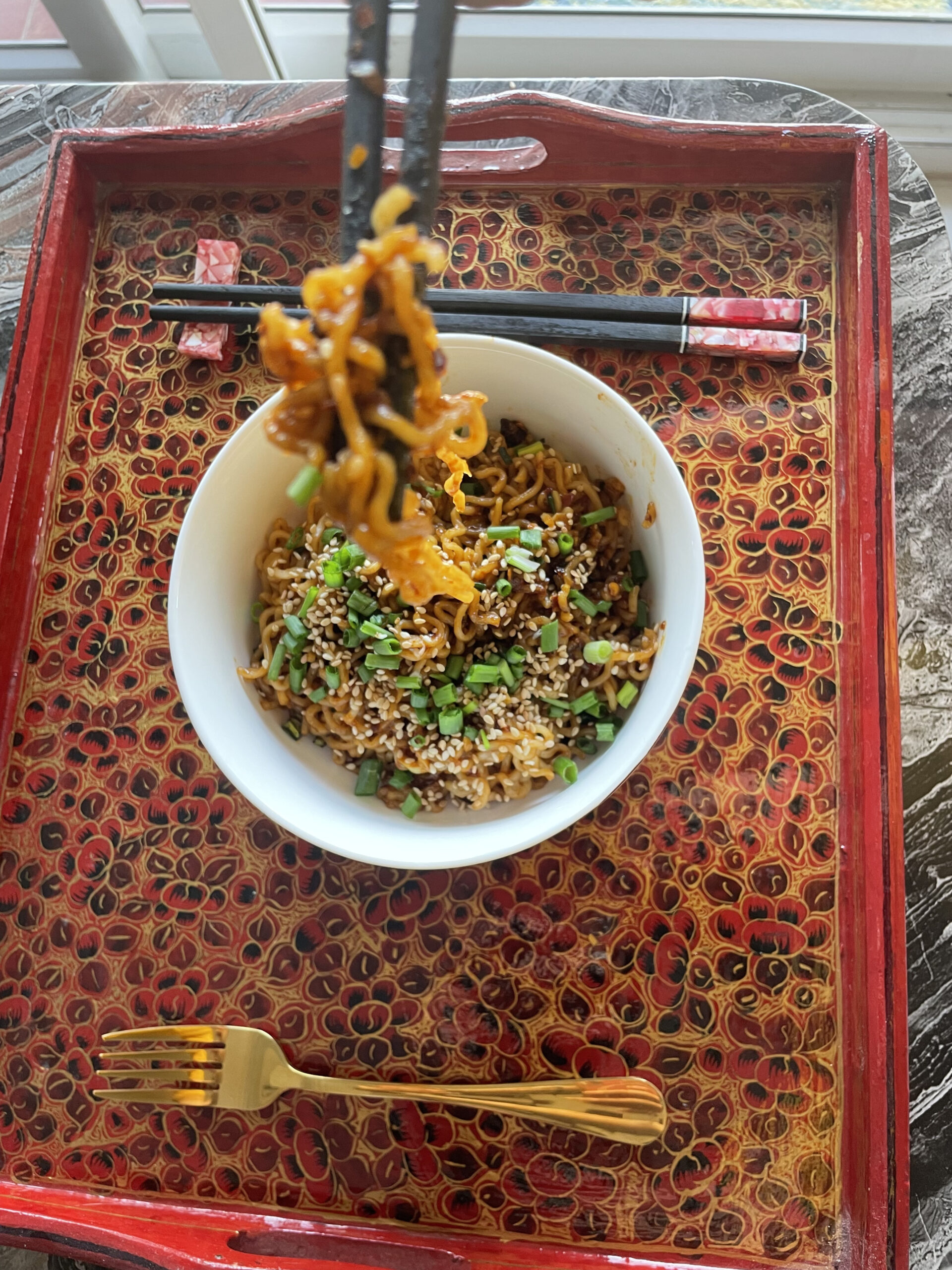 Korean Fusion: Spicy Maggi in 10 Minutes
