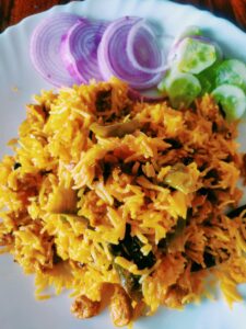 The love for “Soya Biryani!”